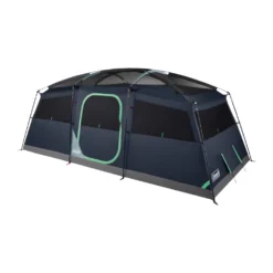 Coleman Sunlodge™ 10-Person Camping Tent, Blue Nights -Outdoor Camping Store 10P20CABIN20CONVENTIONAL Blue20Nights 2 Front Angle Fly20Off Windows20Up 1