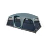 Coleman Sunlodge™ 10-Person Camping Tent, Blue Nights -Outdoor Camping Store 10P20CABIN20CONVENTIONAL Blue20Nights 3 Front Angle Fly20On Windows20Down Room20Divider20Open