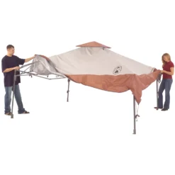 Coleman 13 X 13 Canopy Sun Shelter, Khaki -Outdoor Camping Store 2000023972 Step2