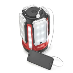 Coleman Quad® Pro 800L LED Lantern -Outdoor Camping Store 2000030727 coleman lantern quad pro multi panel c004 red front of pack detail
