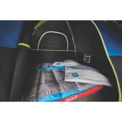 Coleman 4-Person Dark Room Sundome Tent 16 Coleman 4-Person Dark Room Sundome Tent -Outdoor Camping Store 2000032253 coleman dark room tent 4p interior capacity with props green turquoise detail 1