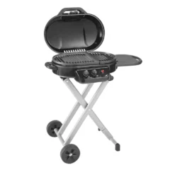 Coleman RoadTrip® 225 Portable Stand-Up Propane Grill 11 Coleman RoadTrip® 225 Portable Stand-Up Propane Grill -Outdoor Camping Store 2000033048 225 Stand Up Coleman Black Angle Grill Open20copy
