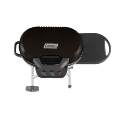 Coleman RoadTrip® 225 Portable Stand-Up Propane Grill 12 Coleman RoadTrip® 225 Portable Stand-Up Propane Grill -Outdoor Camping Store 2000033048 225 Stand Up Coleman Black Overhead on Grill Closed20copy