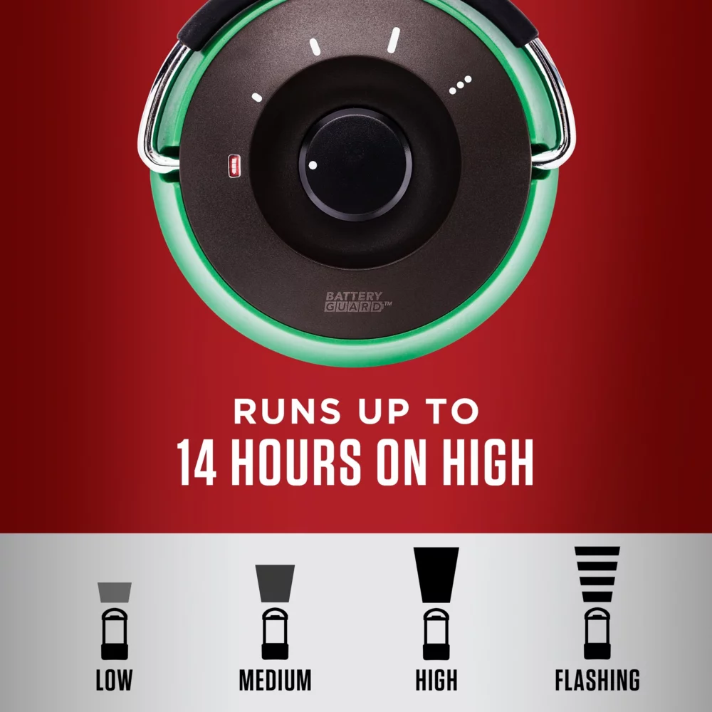 Coleman 1000 Lumens LED Lantern With BatteryGuard™, Green 5 Coleman 1000 Lumens LED Lantern With BatteryGuard™, Green - Image 3