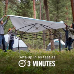 Coleman OneSource™ 10 X 10 Canopy Shelter With LED Lighting & Rechargeable Battery -Outdoor Camping Store 2000035460 OneSource ATF 6 1