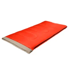 Coleman Oak Point™ 30 Big And Tall Sleeping Bag, Orange -Outdoor Camping Store 2000035890 Coleman 2020 US Angled RET Closed20sleeping20bag