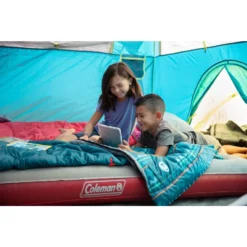 Coleman Kids 50°F Cool-Weather Sleeping Bag, Teal 9 Coleman Kids 50°F Cool-Weather Sleeping Bag, Teal -Outdoor Camping Store 2018 Montana 106 Lifestyle