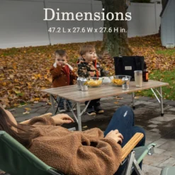 Coleman Living Collection Folding Table -Outdoor Camping Store 2149987 LivingCollection FoldingTable ATF5