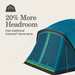 Coleman Skydome™ 6-Person Screen Room Camping Tent With Dark Room™ Technology -Outdoor Camping Store 2155647 ATF5