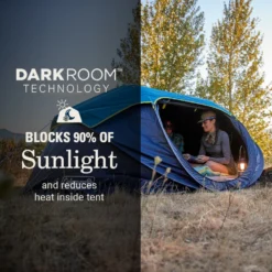 Coleman 4-Person Camp Burst™ Pop-Up Tent With Dark Room™ Technology -Outdoor Camping Store 2155649 ATF3