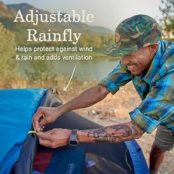 Coleman 4-Person Camp Burst™ Pop-Up Tent With Dark Room™ Technology -Outdoor Camping Store 2155649 ATF4