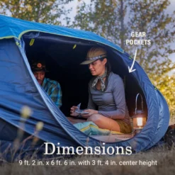 Coleman 4-Person Camp Burst™ Pop-Up Tent With Dark Room™ Technology -Outdoor Camping Store 2155649 ATF5