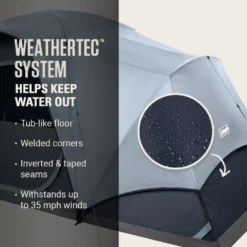 Coleman Skydome™ XL 8-Person Camping Tent With LED Lighting -Outdoor Camping Store 2155785 ATF4