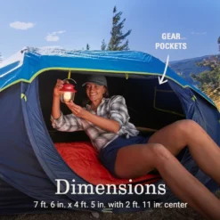 Coleman 2-Person Camp Burst™ Pop-Up Tent With Dark Room™ Technology -Outdoor Camping Store 2155786 ATF5 1