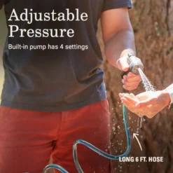 Coleman OneSource Rechargeable Built-In Pump Camp Shower Sprayer -Outdoor Camping Store 2156373 ATF5