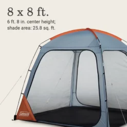 Coleman Skyshade™ 8 X 8 Screen Dome Canopy -Outdoor Camping Store 2156422 ShelterSkyshadeScreendome8x8 Fog ATF6