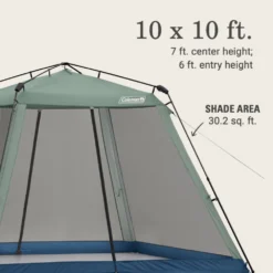 Coleman Skylodge™ 10 X 10 Instant Screen Canopy Tent -Outdoor Camping Store 2156423 ShelterSkylodgeScreenhouse 10x10 ATF6