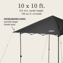 Coleman OASIS™ Lite 10 X 10 Canopy -Outdoor Camping Store 2156429 OasisLite10x10CanopyBlack ATF5
