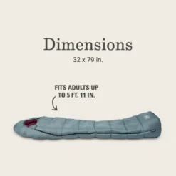 Coleman Tidelands™ 50° Mummy Sleeping Bag -Outdoor Camping Store 2158163 ATF5