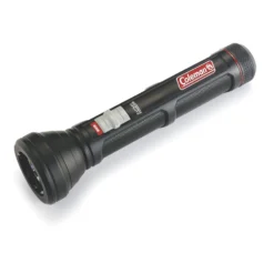 Coleman BatteryGuard™ 425M Flashlight -Outdoor Camping Store 24 2000032710 coleman 420m batteryguard flashlight angle