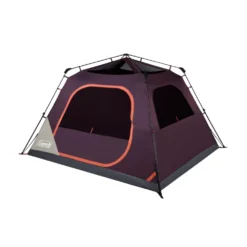 Coleman Skylodge™ 6-Person Instant Camping Tent, Blackberry -Outdoor Camping Store 6P CbnInstnt Blckbrry 2 FrontAngleRight FlyOff
