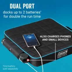 Coleman OneSource™ Heated Chair Pad & Rechargeable Battery -Outdoor Camping Store Coleman 2000037153 OneSource HeatedChairPad ATF4