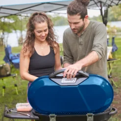 Coleman RoadTrip® X-Cursion 2 Burner Propane Gas Portable Grill -Outdoor Camping Store Coleman 2000037242 X CursionGrill Blue ATF8