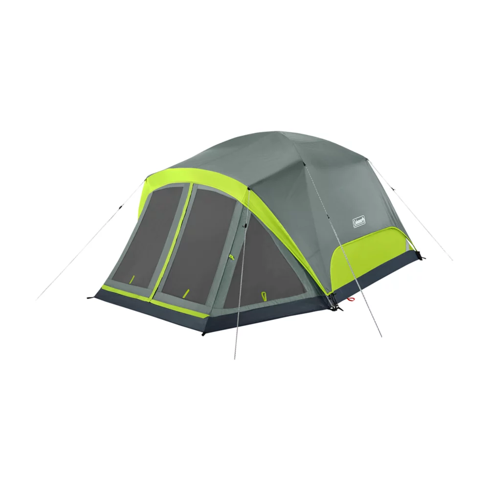 Coleman Skydome™ 4-Person Camping Tent With Screen Room, Rock Grey 2 Coleman Skydome™ 4-Person Camping Tent With Screen Room, Rock Grey