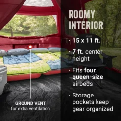 Coleman Skylodge™ 12-Person Camping Tent, Blackberry -Outdoor Camping Store Coleman 2000037534 Skylodge 12P ATF6