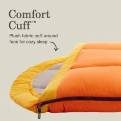 Coleman Arch Bay™ 15°F Big & Tall Sleeping Bag -Outdoor Camping Store Coleman ArchBay SleepingBags 15F Daffodil BT ATF5