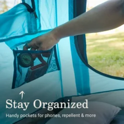 Coleman® Camp Burst™ 4-Person Camping Tent -Outdoor Camping Store Coleman CampBurstTents 4P ScubaBlue ATF5