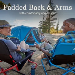 Coleman Cross Rocker Outdoor Rocking Chair -Outdoor Camping Store Coleman CrossRockerChair DeepOcean ATF3