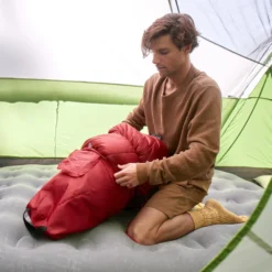 Coleman Flatlands™ 45°F Big & Tall Sleeping Bag -Outdoor Camping Store Coleman Flatlands SleepingBags 45F Red BT ATF6