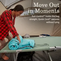 Coleman Flatlands™ 50°F Sleeping Bag -Outdoor Camping Store Coleman Flatlands SleepingBags 50F BlueHydrangea ATF4