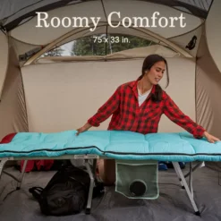 Coleman Flatlands™ 50°F Sleeping Bag -Outdoor Camping Store Coleman Flatlands SleepingBags 50F BlueHydrangea ATF5