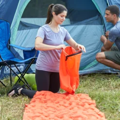 Coleman Kompact™ Premium Inflatable Camp Pad -Outdoor Camping Store Coleman PremiumCampPad TigerLily ATF6