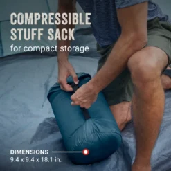 Coleman Kompact™ 40°F Big & Tall Contour Sleeping Bag 10 Coleman Kompact™ 40°F Big & Tall Contour Sleeping Bag -Outdoor Camping Store Coleman SleepingBagContour40D Space ATF3