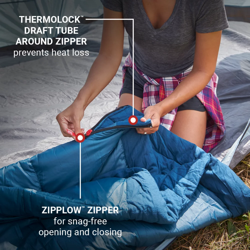 Coleman Kompact™ 40°F Big & Tall Contour Sleeping Bag 7 Coleman Kompact™ 40°F Big & Tall Contour Sleeping Bag - Image 5