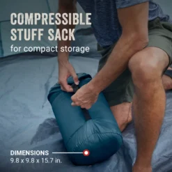 Coleman Kompact™ 20°F Rectangle Sleeping Bag 10 Coleman Kompact™ 20°F Rectangle Sleeping Bag -Outdoor Camping Store Coleman SleepingBagRectangle 20D Caribbean ATF3