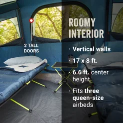 Coleman Sunlodge™ 10-Person Camping Tent, Blue Nights -Outdoor Camping Store Coleman Sunlodge 2000037536 10P BlueNights ATF3 2